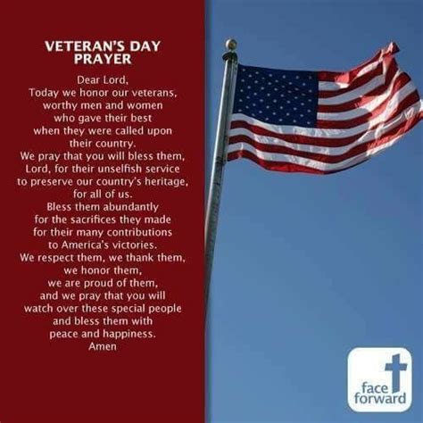 Veterans Day Prayer | Veterans day quotes, Veterans day poem, Veterans day