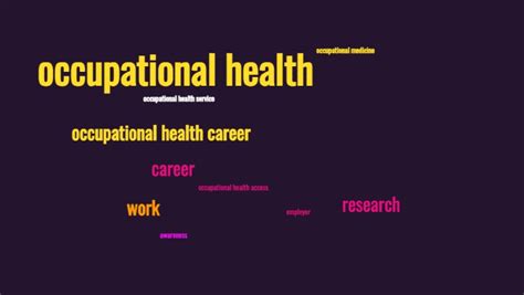 Exploring the awareness and attractiveness of Occupational Health (OH) careers: perspectives of ...