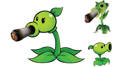 Smoking Peashooter by AppleZ29 on DeviantArt