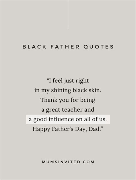 46 Black Father Quotes To Celebrate Their Wisdom (+ Images) - Mums Invited