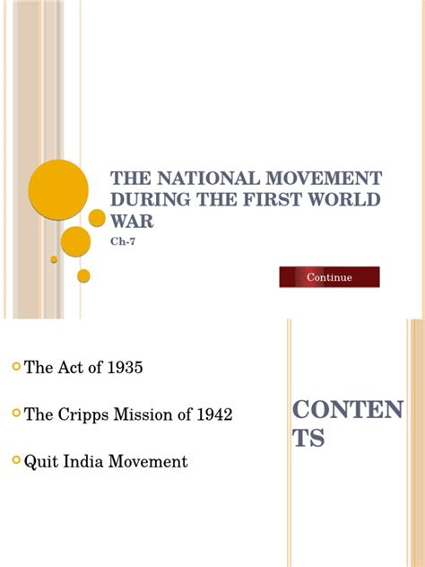 The Cripps Mission and The Quit India Movement | PDF | British Raj ...