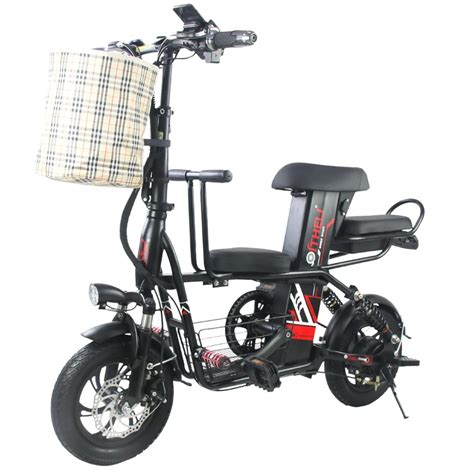 parent child electric bicycle 12 inch Folding electric bike Removable ...