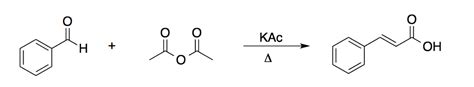 Solved In the experiment of Synthesis of trans-Cinnamic | Chegg.com