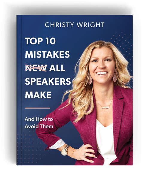Top 10 Mistakes All Speakers Make | Free eBook