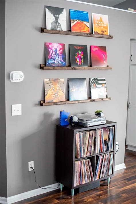 DIY Vinyl Record Wall Shelves (2024)