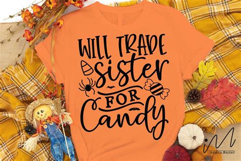 Will Trade Sister for Candy Svg Cut File Graphic by Isabella Machell · Creative Fabrica