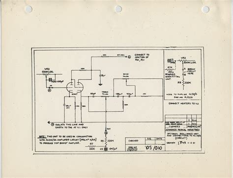 Vox AC30 circuit diagrams (schematics)