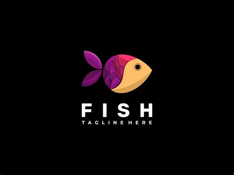 Fish Gradient Logo Graphic by artnivora.std · Creative Fabrica