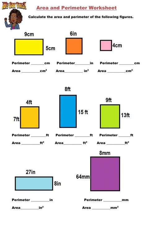 Worksheets: Area & perimeter of irregular rectangular shapes - Worksheets Library