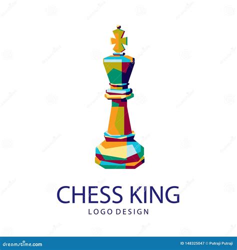 King of Chess Logo. Chess Logo. King Logo. Colorfully Logo Stock Vector ...