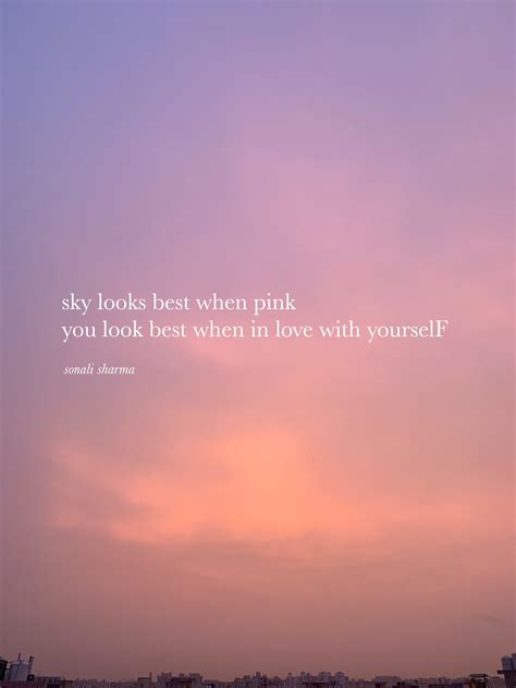 √ Pink Sky Quotes