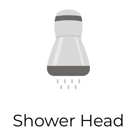 Trendy Shower Head 13697978 Vector Art at Vecteezy