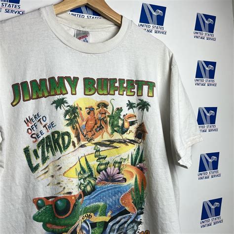 Vintage 1996 Jimmy Buffett Tour Graphic T-shirt.... - Depop