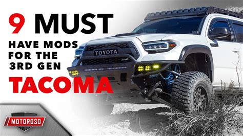 9 Must Have Mods For The 3rd Gen Toyota Tacoma (2016 - 2023) - UPDATED ...