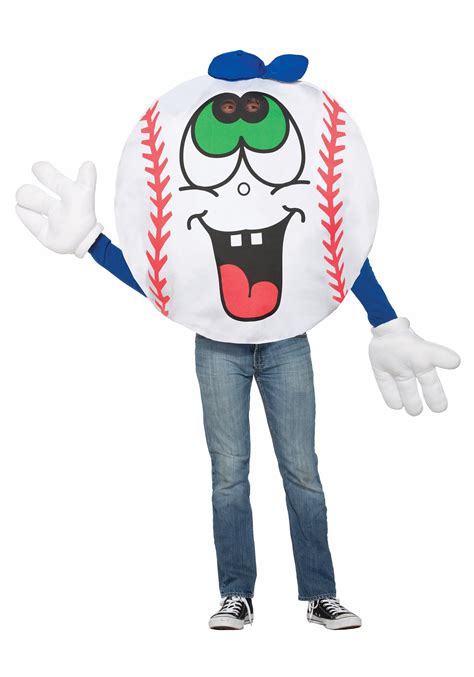 Adult Baseball Mascot Costume