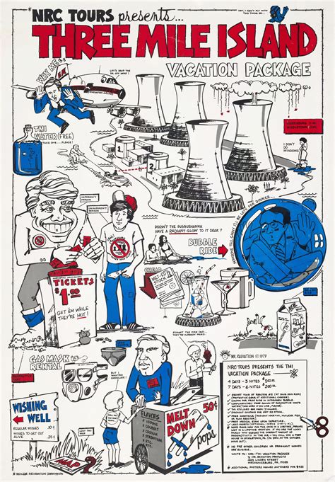A send-up of the Three Mile Island disaster - Rare & Antique Maps