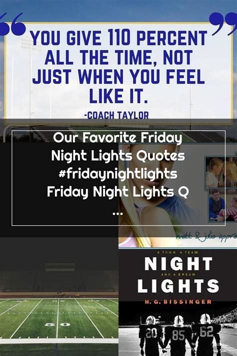 Our Favorite Friday Night Lights Quotes #fridaynightlights Friday Night ...