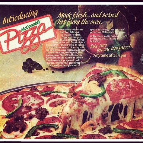 McDonald's Pizza Canada Coming Back? McPizza Details 2021