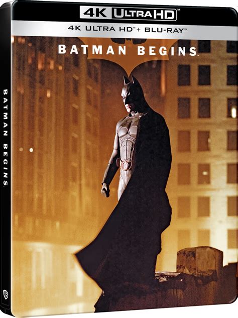 Batman Begins - Limited Steelbook (4K Ultra HD + Blu-ray) | CDON