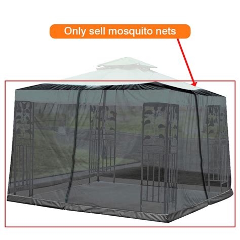 Outdoor Mosquito Net Patio Umbrella Cover Mosquito Netting Screen UV Resistant Mosquito Netting ...