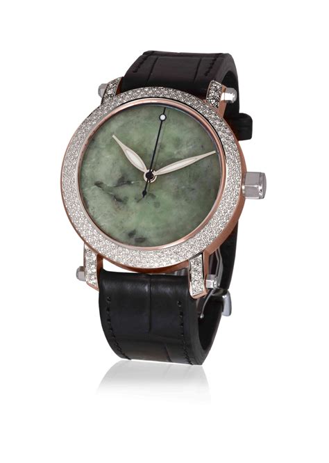 Gladiator Jade Man – bronze diamonds green 3 – automatic – Zannetti