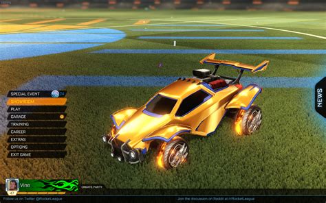 Painted Cobalt Octane + Anodized gold looks sweeeeet : r/RocketLeague