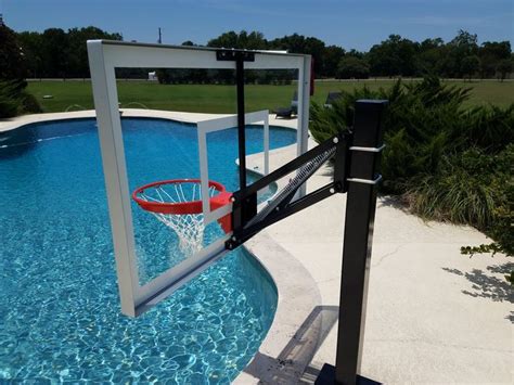 HydroChamp Basketball | Pool basketball, Backyard pool designs, Inground pool landscaping