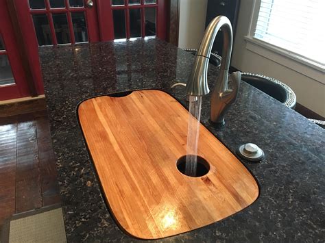 In sink cutting board : r/woodworking