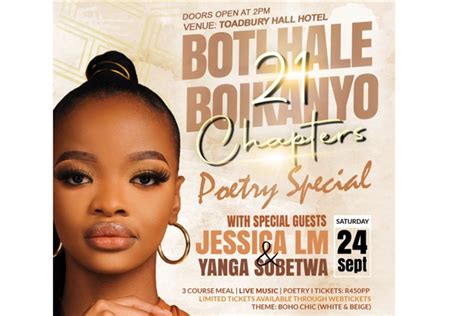 Botlhale Boikanyo : 21 Chapters Poetry Special