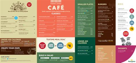 Our Morrisons Cafe Menu - Morrisons