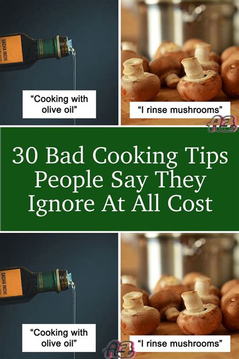 30 bad cooking tips people say they ignore at all cost – Artofit