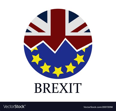 Brexit icon Royalty Free Vector Image - VectorStock