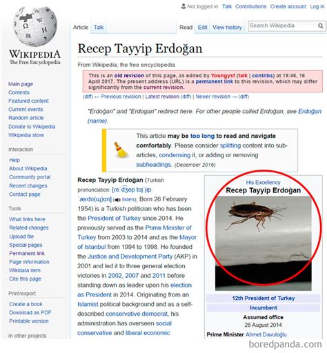 10+ Of The Funniest Wikipedia Edits By Internet Vandals | Bored Panda