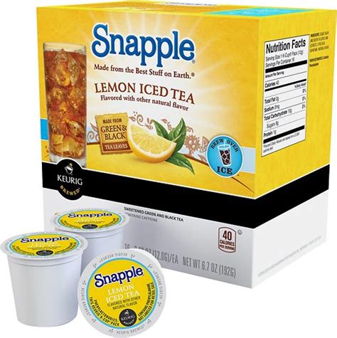 Keurig Snapple Lemon Iced Tea K-Cups (16-Pack) 1670-016 - Best Buy