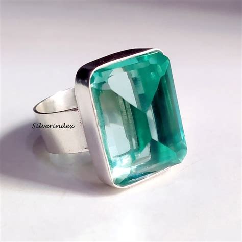 Aqua Ring - Etsy