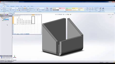 Using Design Tables in SolidWorks - YouTube