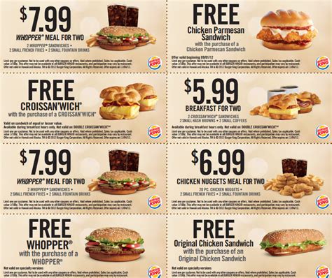 Burger King Coupons! Buy One Get One FREE Whopper, Chicken Sandwich, Smoothies & More ...