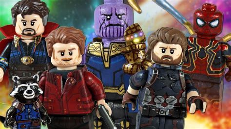 Custom LEGO Avengers: Infinity War Minifigures - YouTube