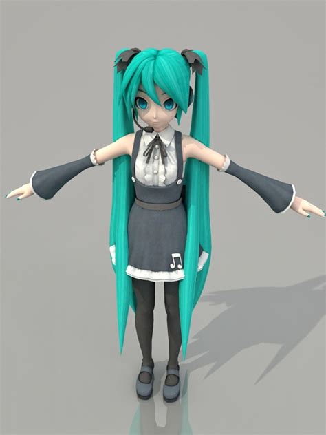 Hatsune Miku 3d model 3ds Max files free download - CadNav