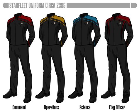 Star Trek Picard - Starfleet Uniform 2385 by HaphazArtGeek on DeviantArt in 2020 | Star trek ...