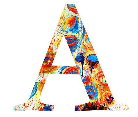 Download Colorful Capital Alphabet Letter A Wallpaper | Wallpapers.com