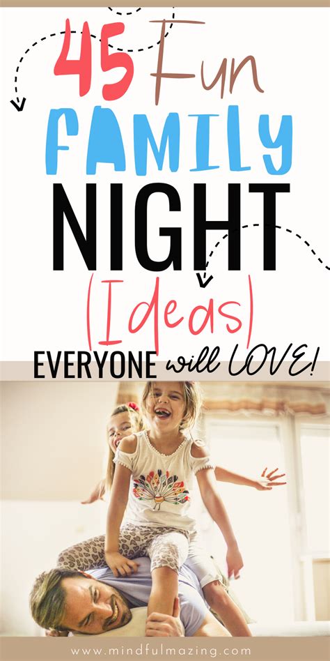 45 fun family night ideas the entire family will love – Artofit