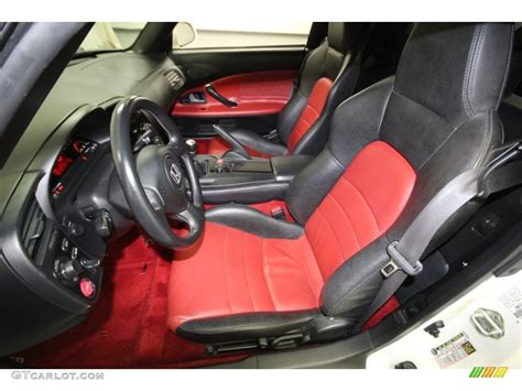 Black/Red Interior 2007 Honda S2000 Roadster Photo #77813209 | GTCarLot.com