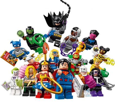 DC Super Heroes Minifigures Series Complete Collection 16 LEGO Minifig ...