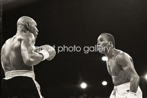 Marvin Hagler v Sugar Ray Leonard Las Vegas 1987 Photo | Boxing Posters ...