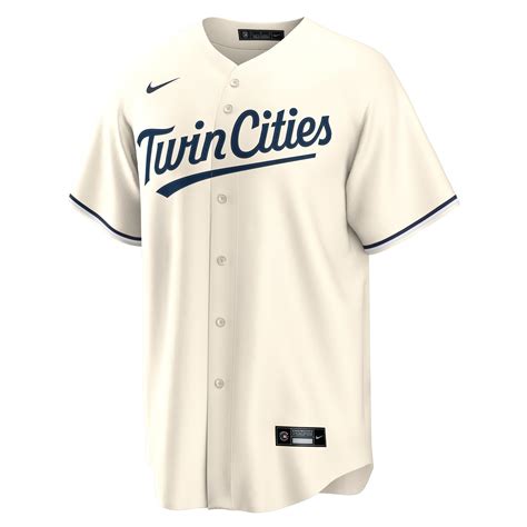 Minnesota Twins Nike Alternate Replica Team Jersey – Cream – Ellinaonus