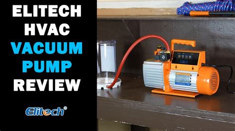 Elitech HVAC Vacuum Pump Review - YouTube