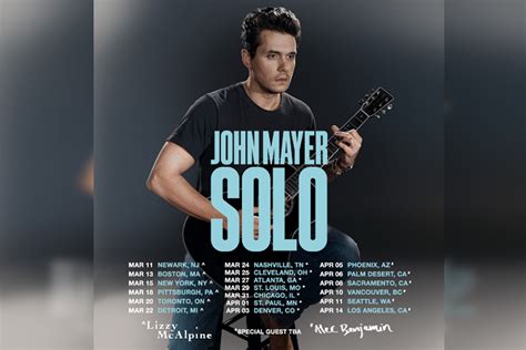 John Mayer Goes Back To His Roots With 2023 Solo Tour - NEWS