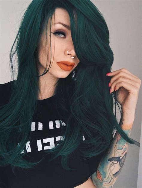 Dark Forest Green Hair / Shop Mayvenn | Hair styles, Green hair, Black hair inspiration - avto-tut