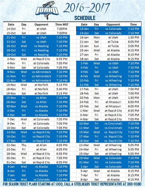 Idaho Steelheads Schedule - happy birthday to my best friend